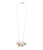 Dainty gold necklace chain with assorted charms