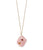 Petalite, Ruby & Citrine 14k Gold Necklace Charm