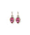Hera Earrings in Pink Topaz