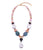 Forms in Nature Necklace, showing different matrix-pattern turquoise beads.