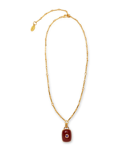 Lost City Necklace in Amber