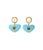 Enamored Earrings in Turquoise