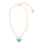 Martina Heart Necklace in Turquoise