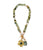 Mood Necklace in Prehnite with assorted charms.