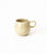 Mug in Latte. Beige ceramic mug with rounded shape.