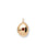 14k Gold Birthstone Necklace Charm in Garnet