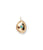 14k Gold Birthstone Necklace Charm in Turquoise