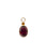 Large Mixed Tourmaline 14K Earring Charm. Faceted yellow tourmaline and rich pink tourmaline oval with 14k gold bezels.