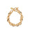 Infinity Link Bracelet. Gold-plated chain link bracelet made up of interlocking infinity symbols.