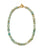 Mood Necklace in Amazonite. Single-strand of varying green amazonite beads with gold-plated brass toggle closure.
