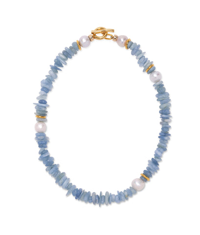 Mood Necklace in Aquamarine