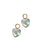 Noble Heart Charm. Two charms with flat abalone shell hearts and gold-plated brass ring.